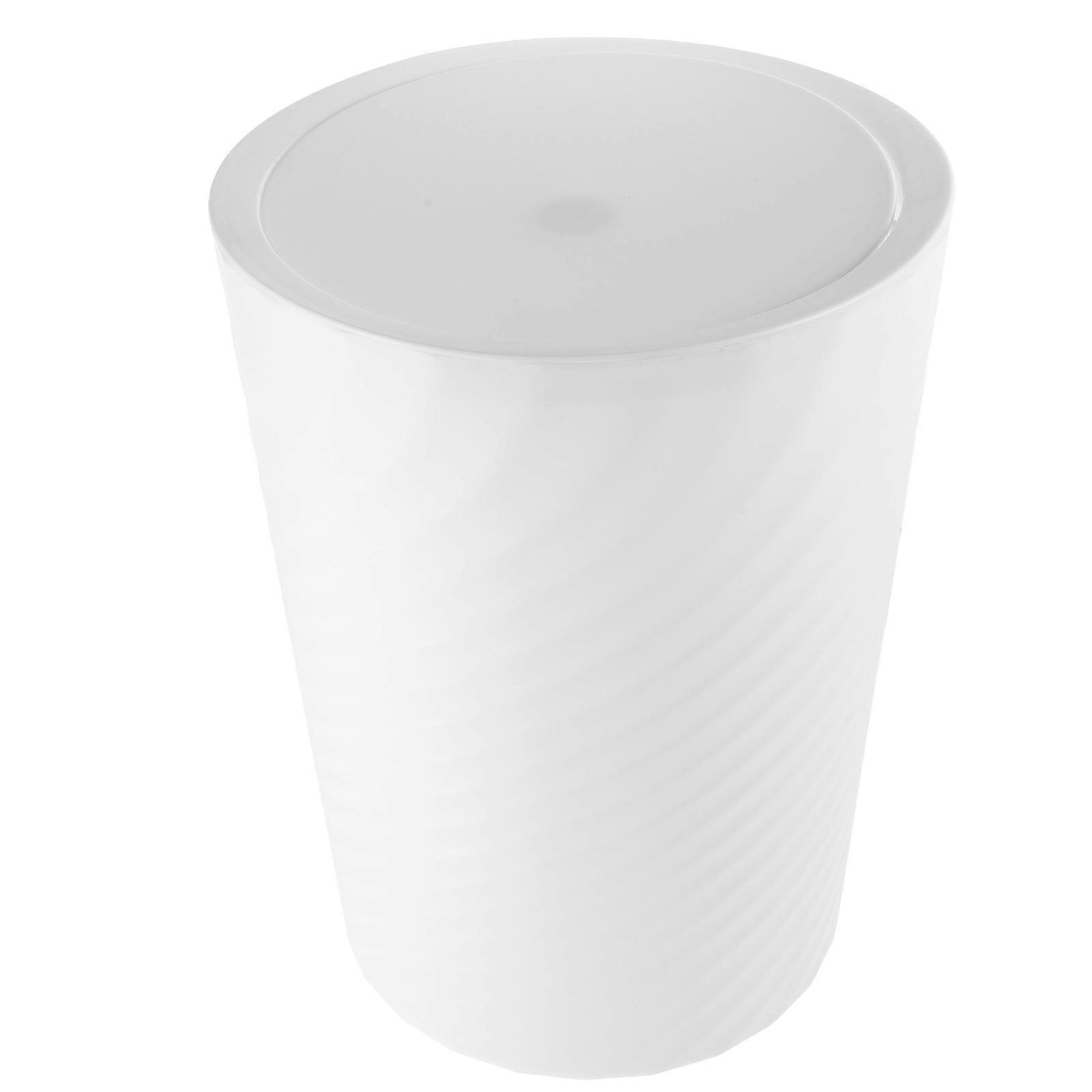 High Capacity Trash Receptacle with Lid, Enhanced Convenience for Users