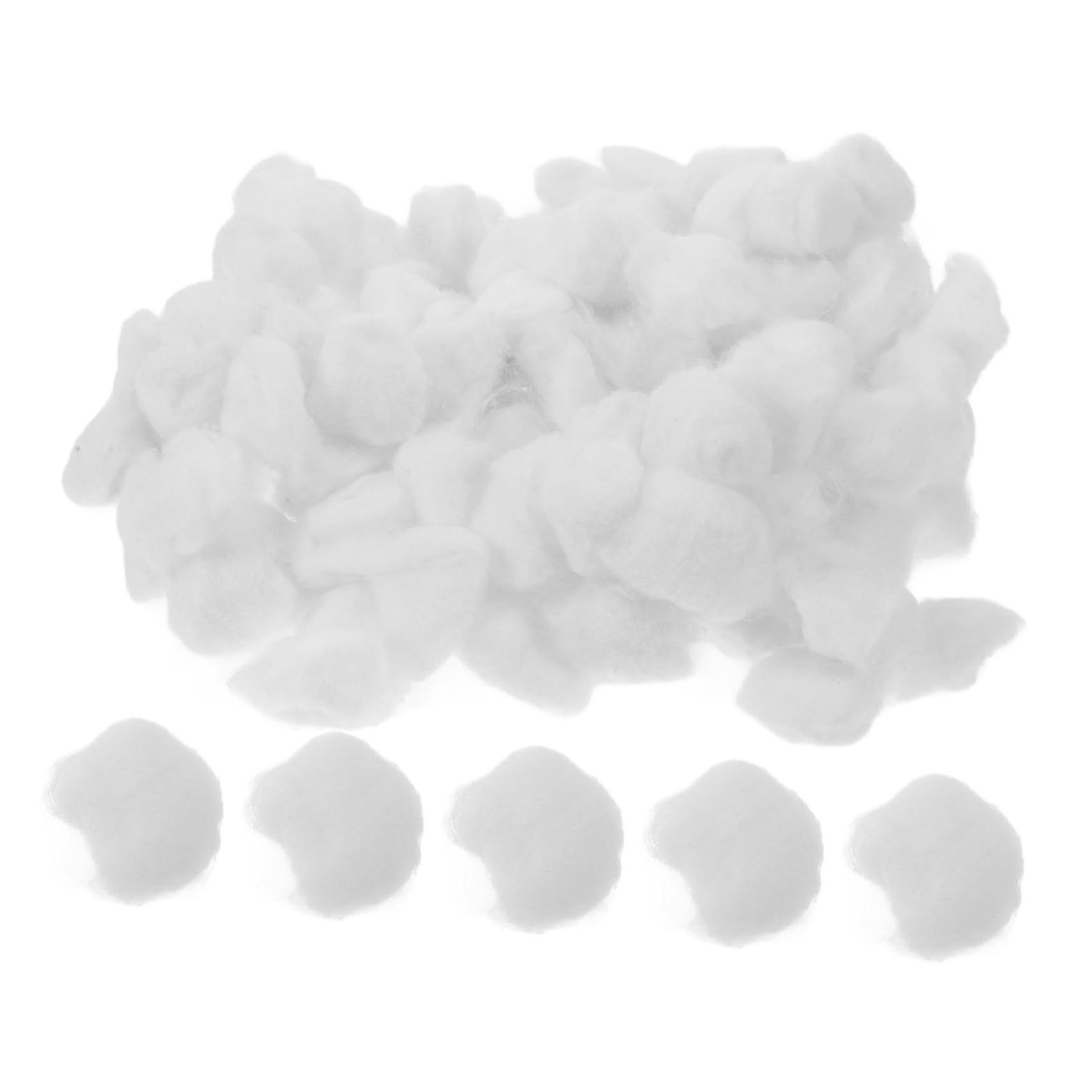 500g Cotton Balls for Nail Polish Cleaning - Professional Grade for Salons, Soft Material, Lint-Free, Hypoallergenic