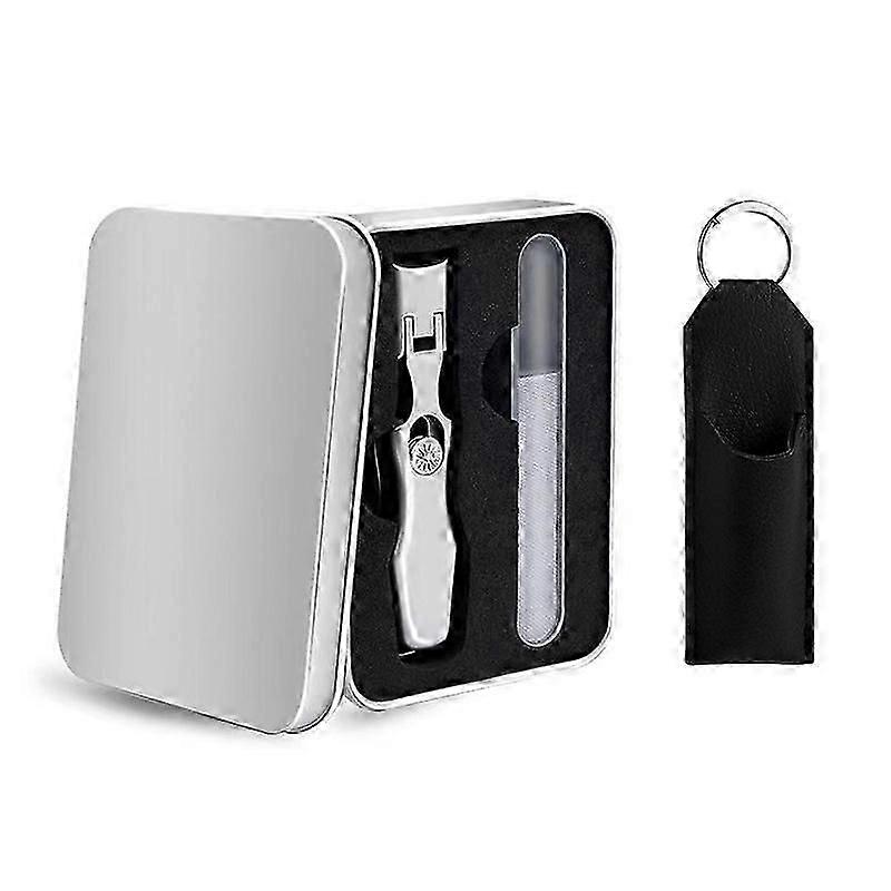 Wide Jaw Nail Clippers - Catcher for Thick Nails