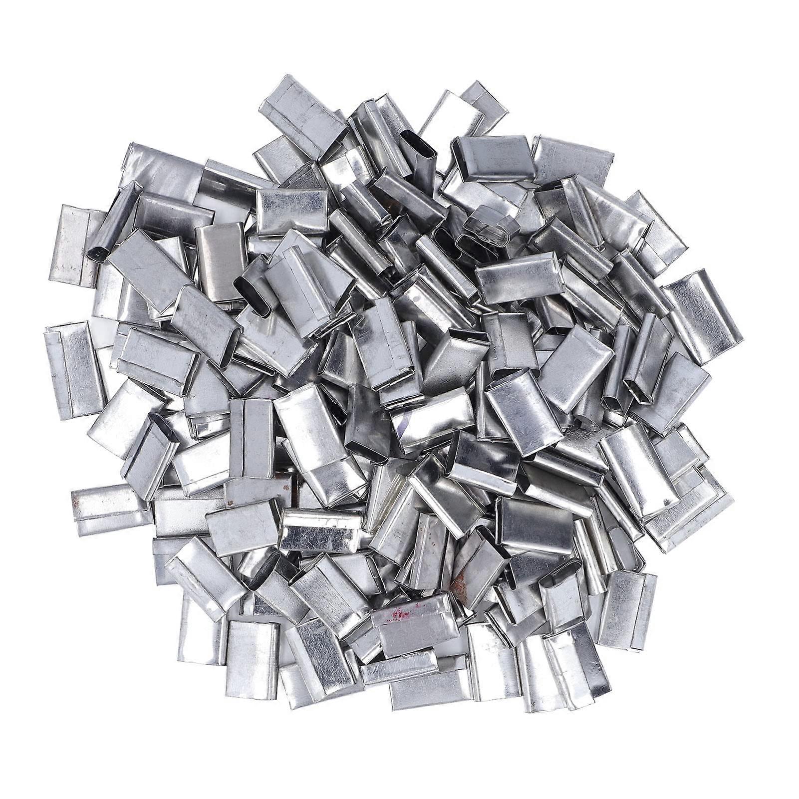 Packaging Strapping Seals 1Kg Iron Buckles For 12-16mm PP Strapping Works With Polyester Sealer/Crimpers All Brands