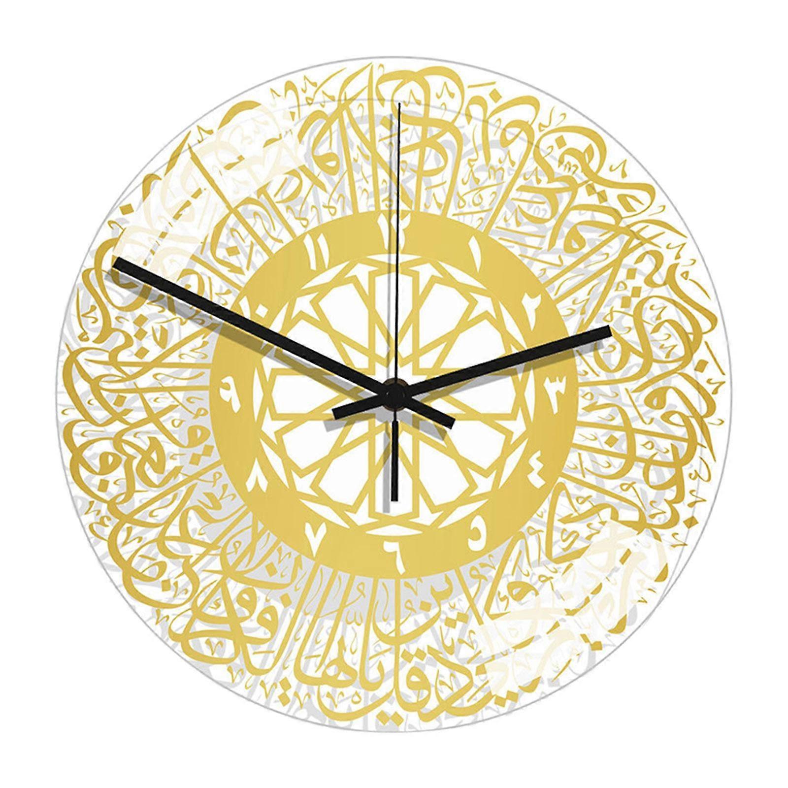 Acrylic Wall Clock Clock for Living Room Black