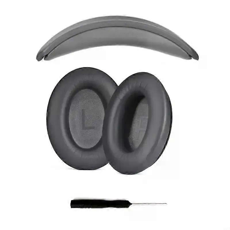 Replacement Headset Headbeam Headband EarPad compatible for Bo-se Quiet Comcompatible for t QC35 QC35II QC45 QC SE Headphone Headband Ear Pad Cushion