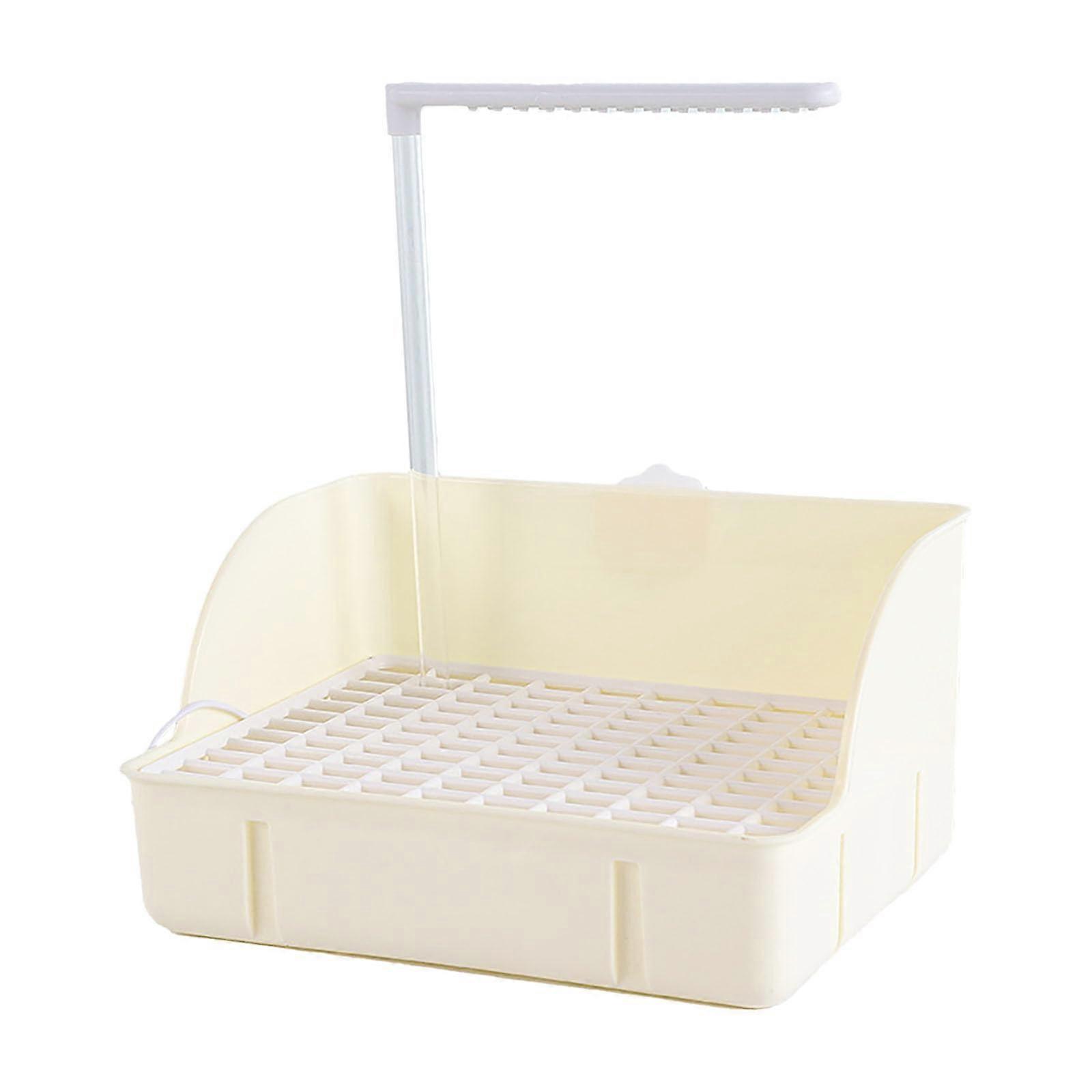 Vögel Automatic Bathtub With Automatic Shower Water cycle Bird shower for Budgerigar White