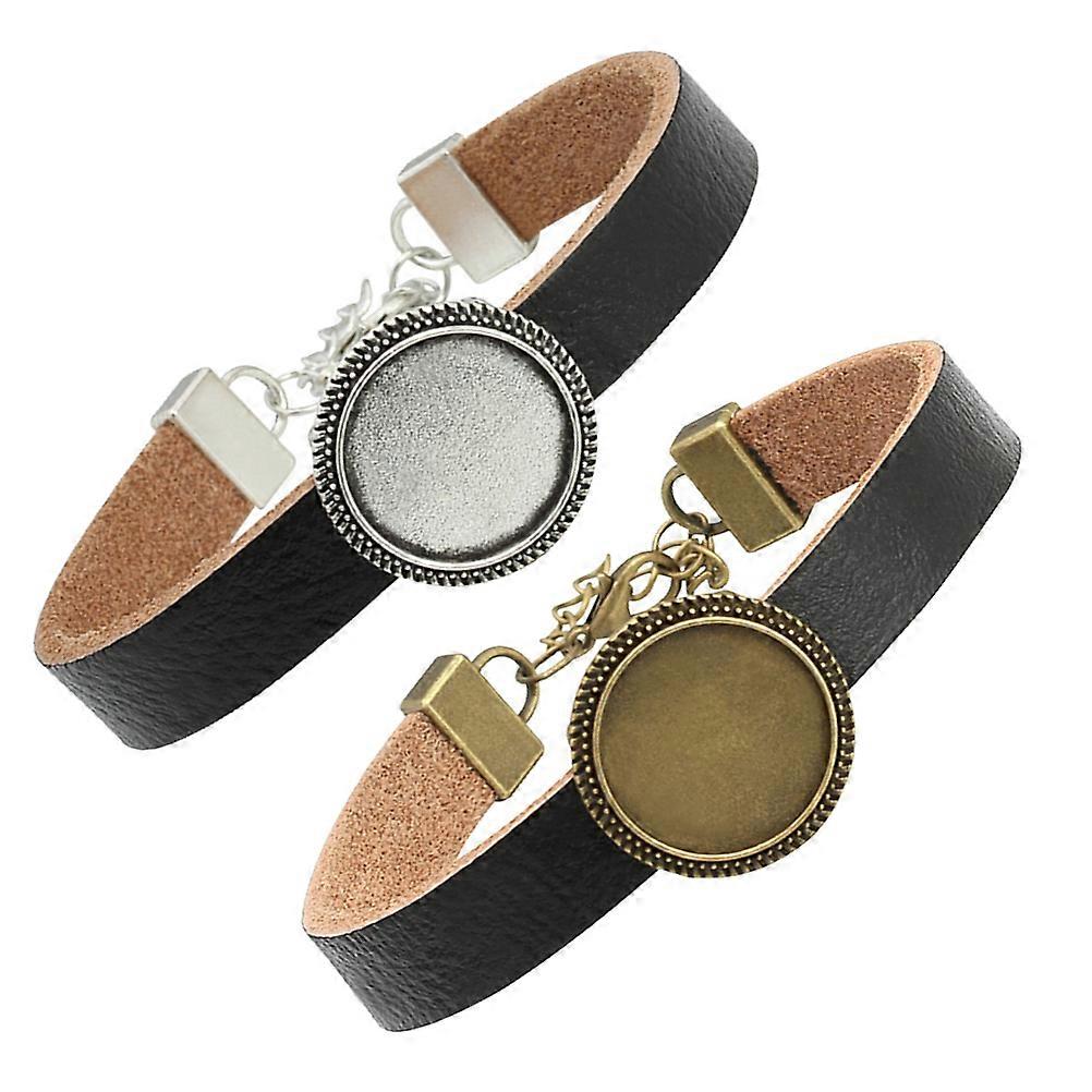 Adjustable Bracelet with Alloy Tray, Retro Style Wristband for Men and Women, Chic Design for Parties, Travel, and Daily Wear