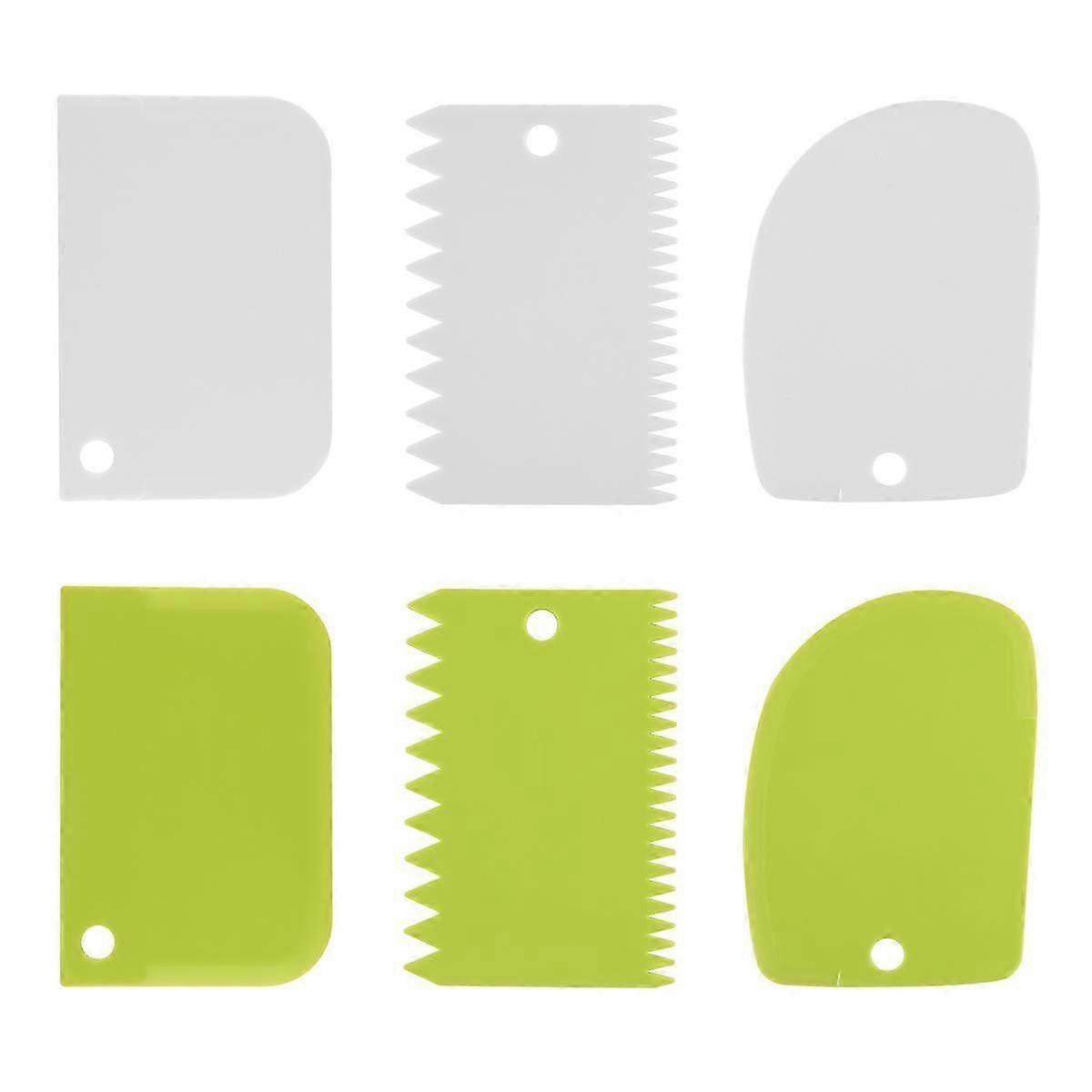 Plastic Scraper Blades Food Scrappers Kitchen Scrapers Baking Kitchen Baking Tool Flat Scraper