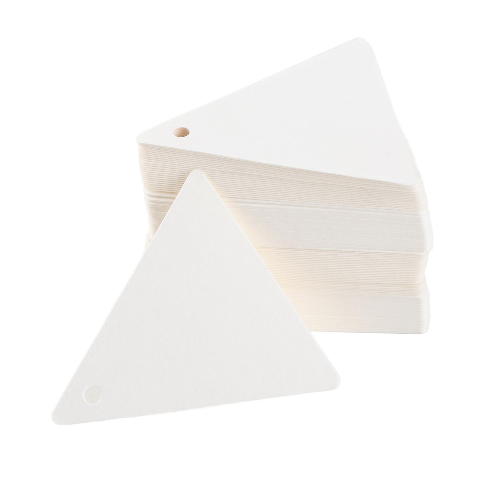 100pcs Triangle Shape Perfume Test Strips Accurate Evaluation Disposable Fragrance Blotter Strips for Essential Oils Aromatherapy 55 X 50mm