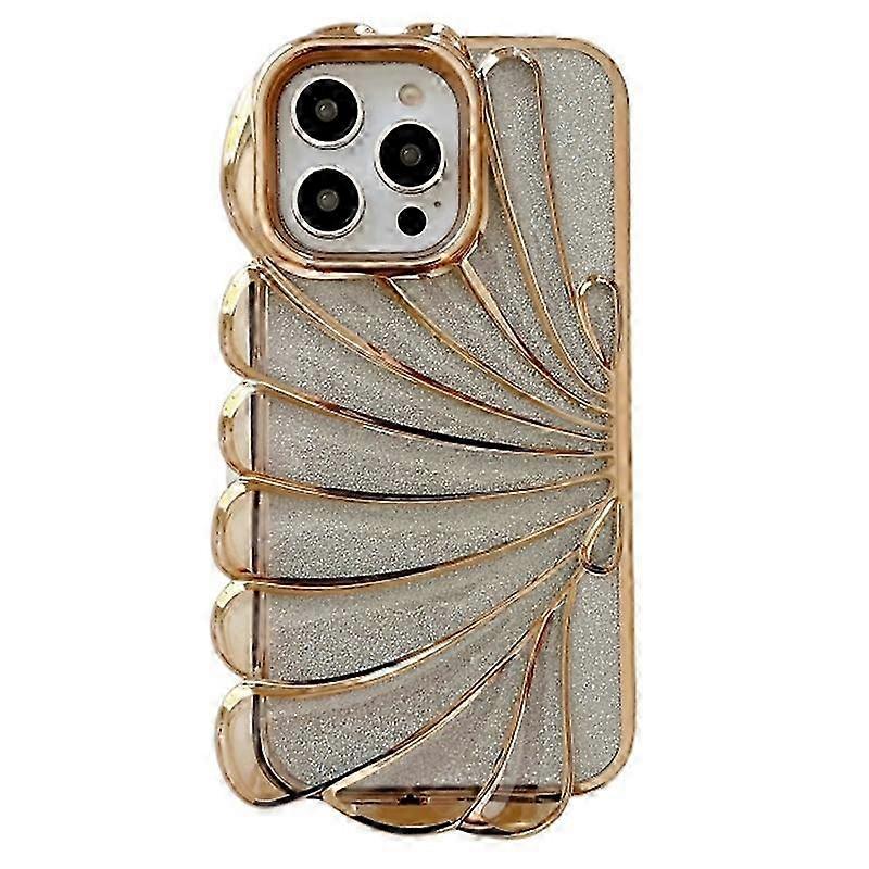 Case Shell Shape Electroplating Glitter Soft TPU Phone Cover for Certain Brand Smartphone