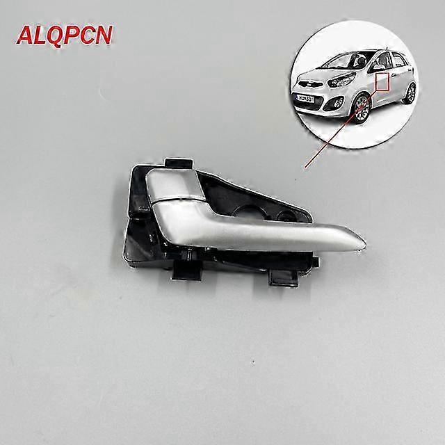 Interior Door Handle in Silver Gray Suitable for Certain Brands, Compatible with Models 2011-2016