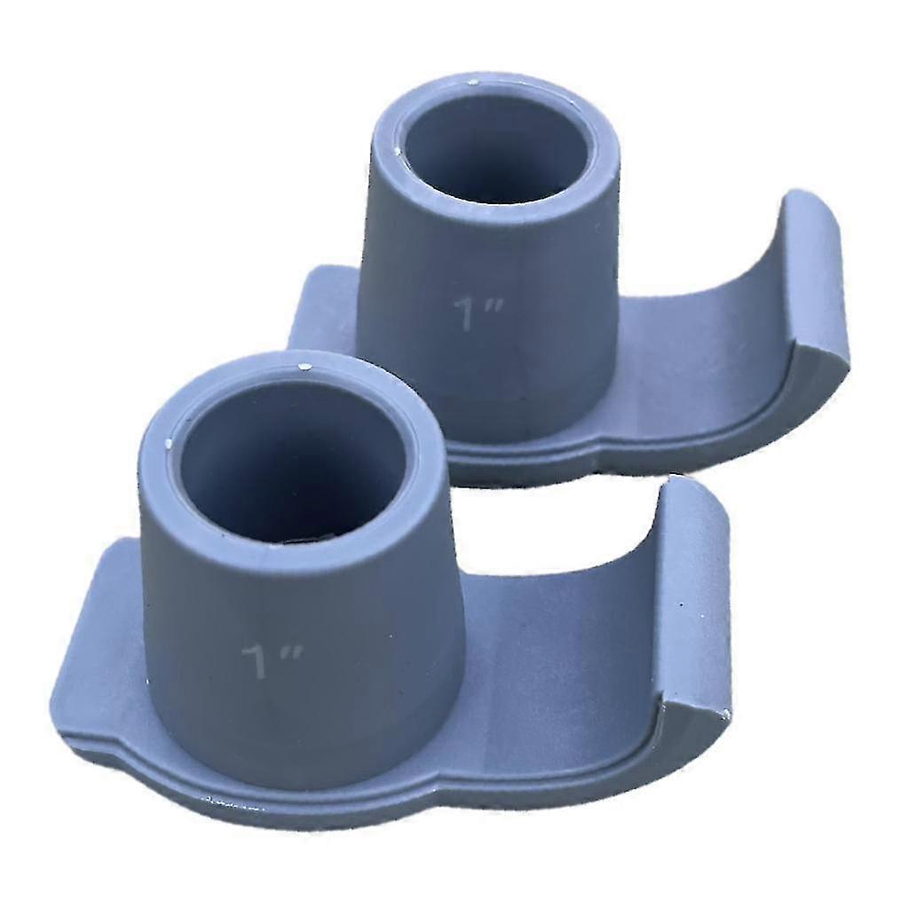 Replacement Glide Caps for Walking Feet Glides, Suitable for Various Walker Glide Skis, Coaster Skis, Gray, 25mm Hole, Pack of 2