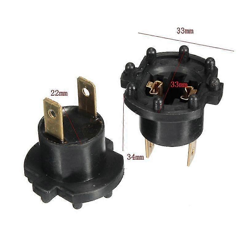 1 Pair Black Headlight Globe Bulb Holder Socket H7 Bracket For MAZDA 2 3 5 323 B28V510A3A