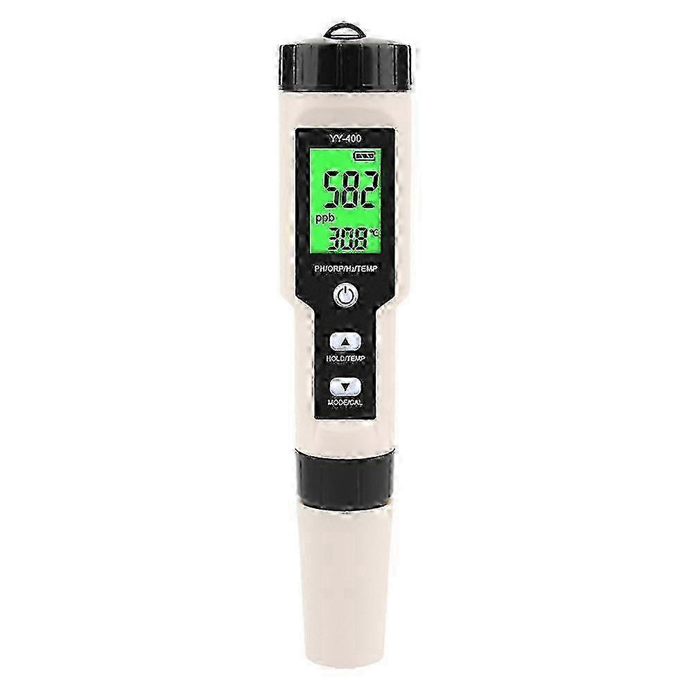 2025 4 In 1 Yy-400 Ph/orp/h2tem Meter Digital Hydrogen Concentration Tester For Aquarium, Swimming Pool_TJ