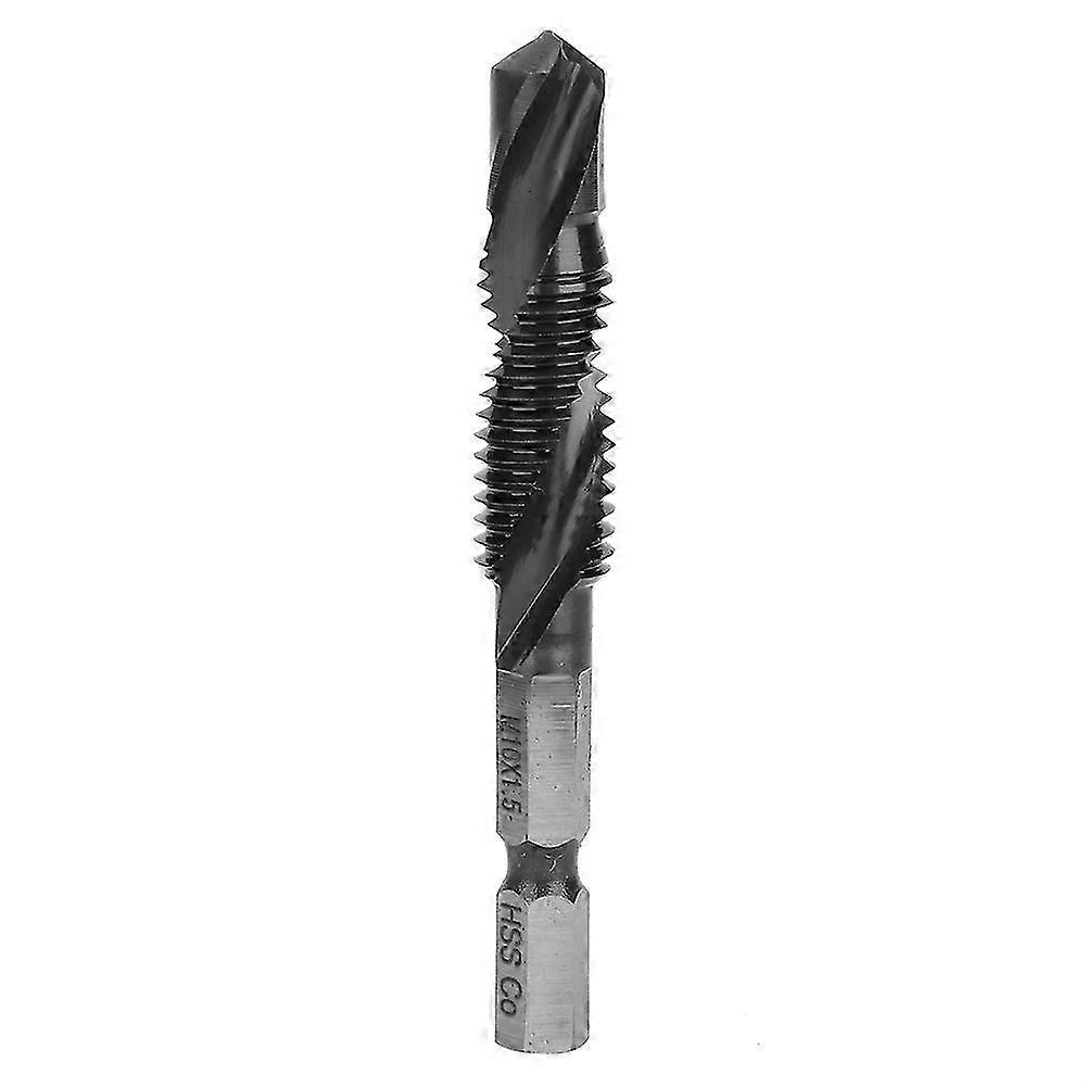 Multifunctional Compound Tap Screwdriver Drilling and Tapping Integrated Dril Bit SetM10 X 1.5 (TIAIN)--