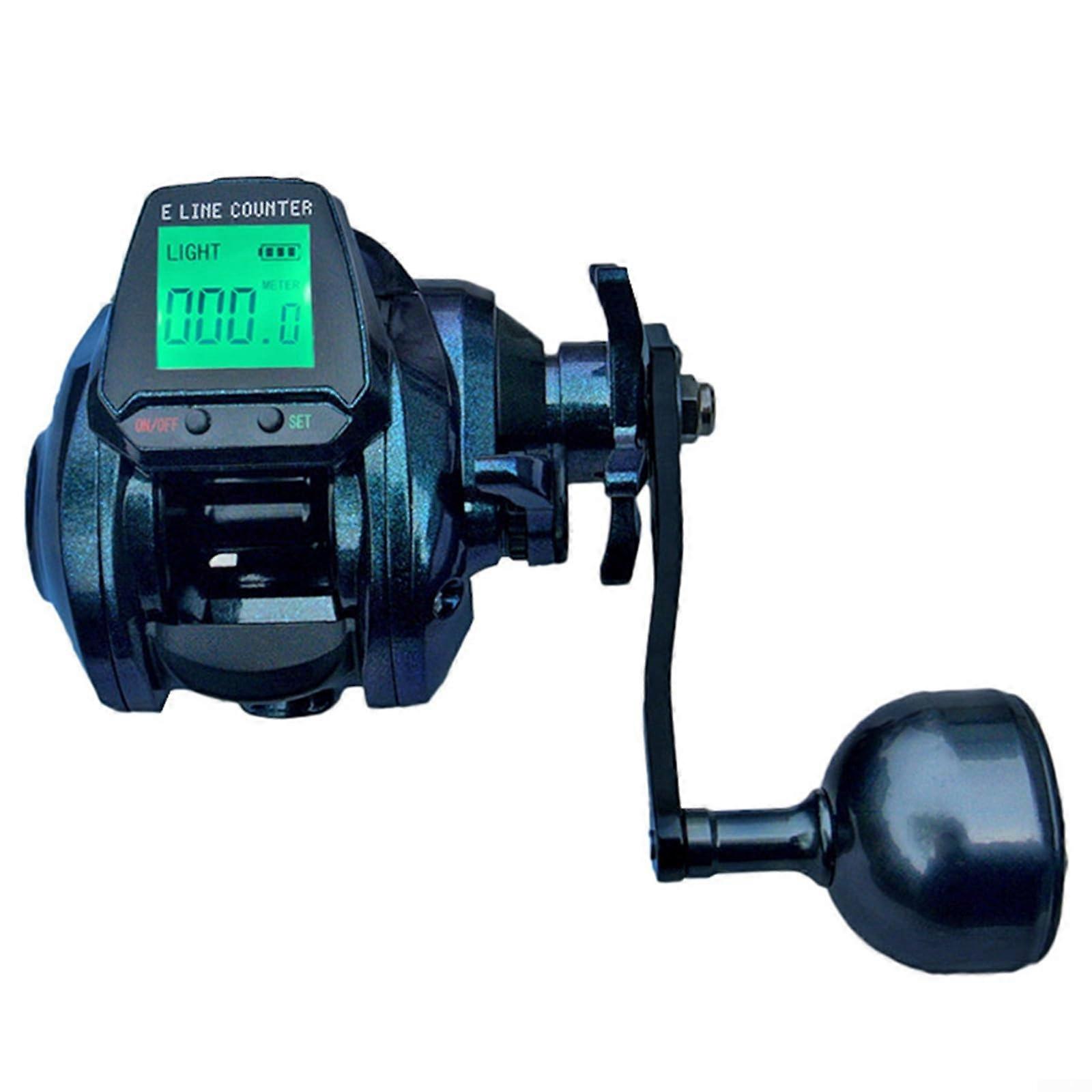 7.2:1 Digital Fishing Reel Baitcasting Reel Large Backlight Display Bite Alarm right hand Large screen