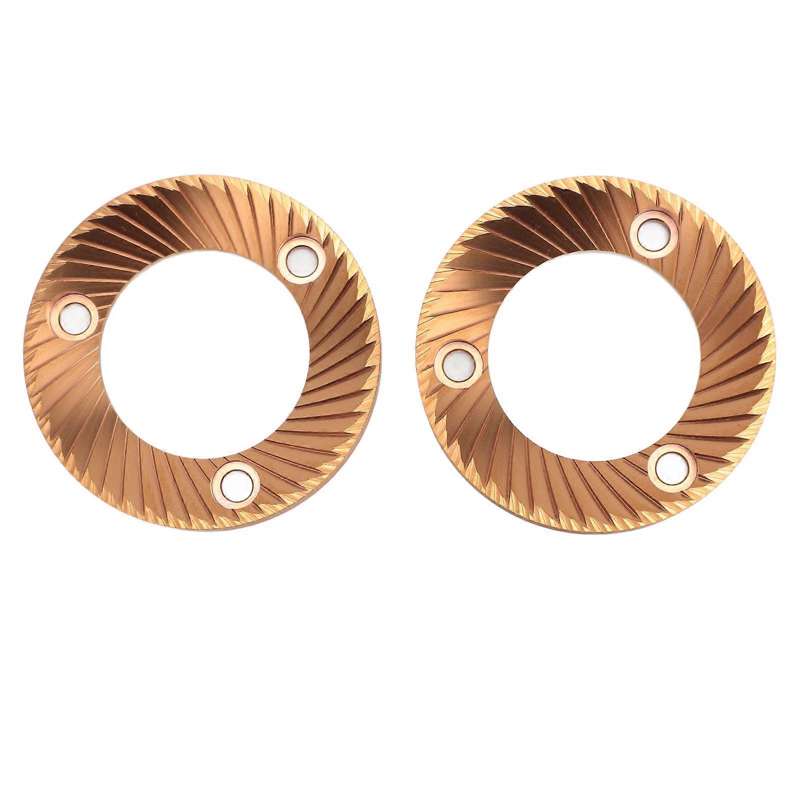 2PCS Coffee Grinder 64mm Titanium Plated Multi Purpose Flat Burr DF64 DF64P DF64E DF64V for Ceado E5P E6P E37J