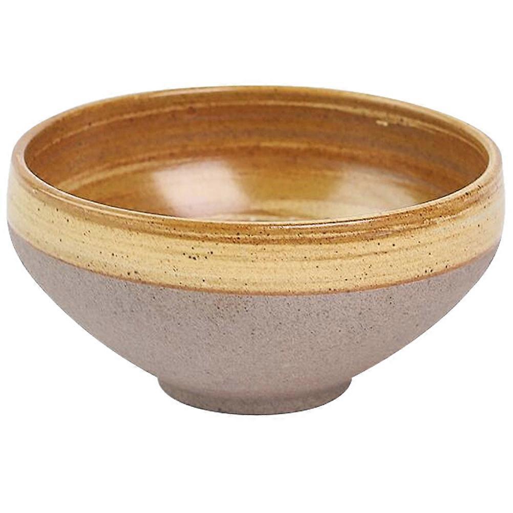 Salad Serving Bowl Orange Color Daily Use Anti-Scald 11.5x11.5x6cm 1Pack