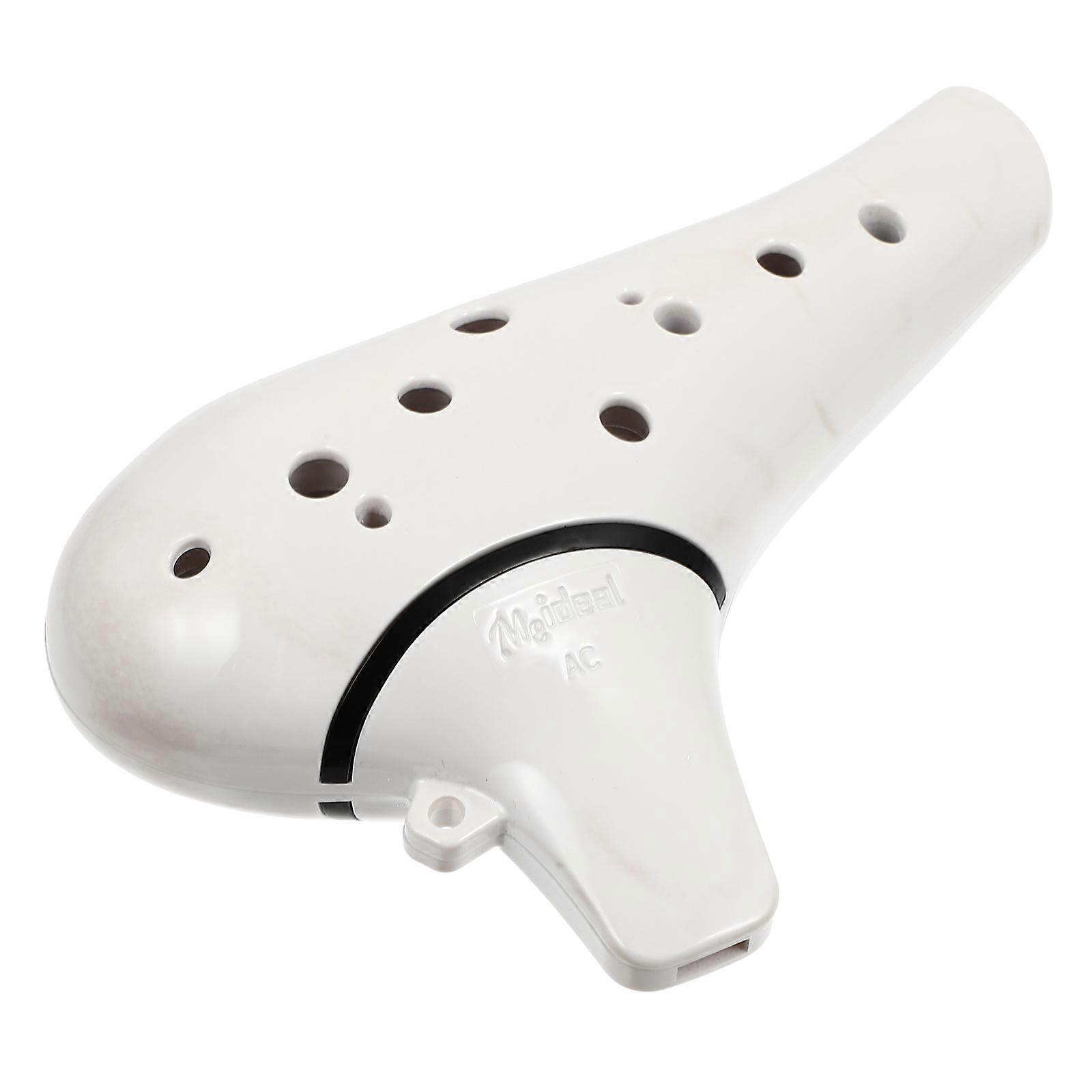 Handmade Ceramic Alto Ocarina – Musical Instrument for Beginners & Professionals, Easy to Play & Portable