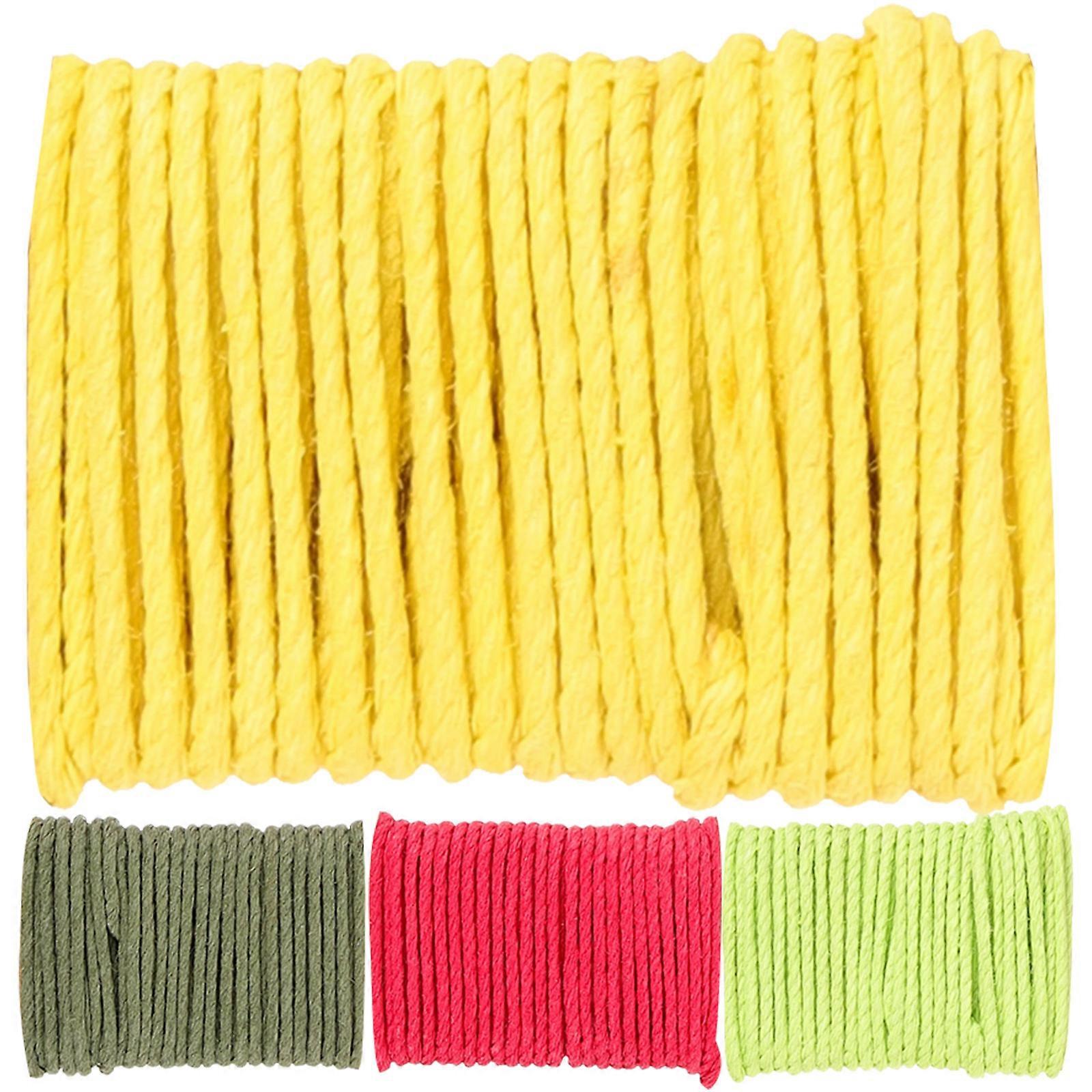 Waxed Cotton Cord Thread Jewelry Making Material 3 Meters Per Roll