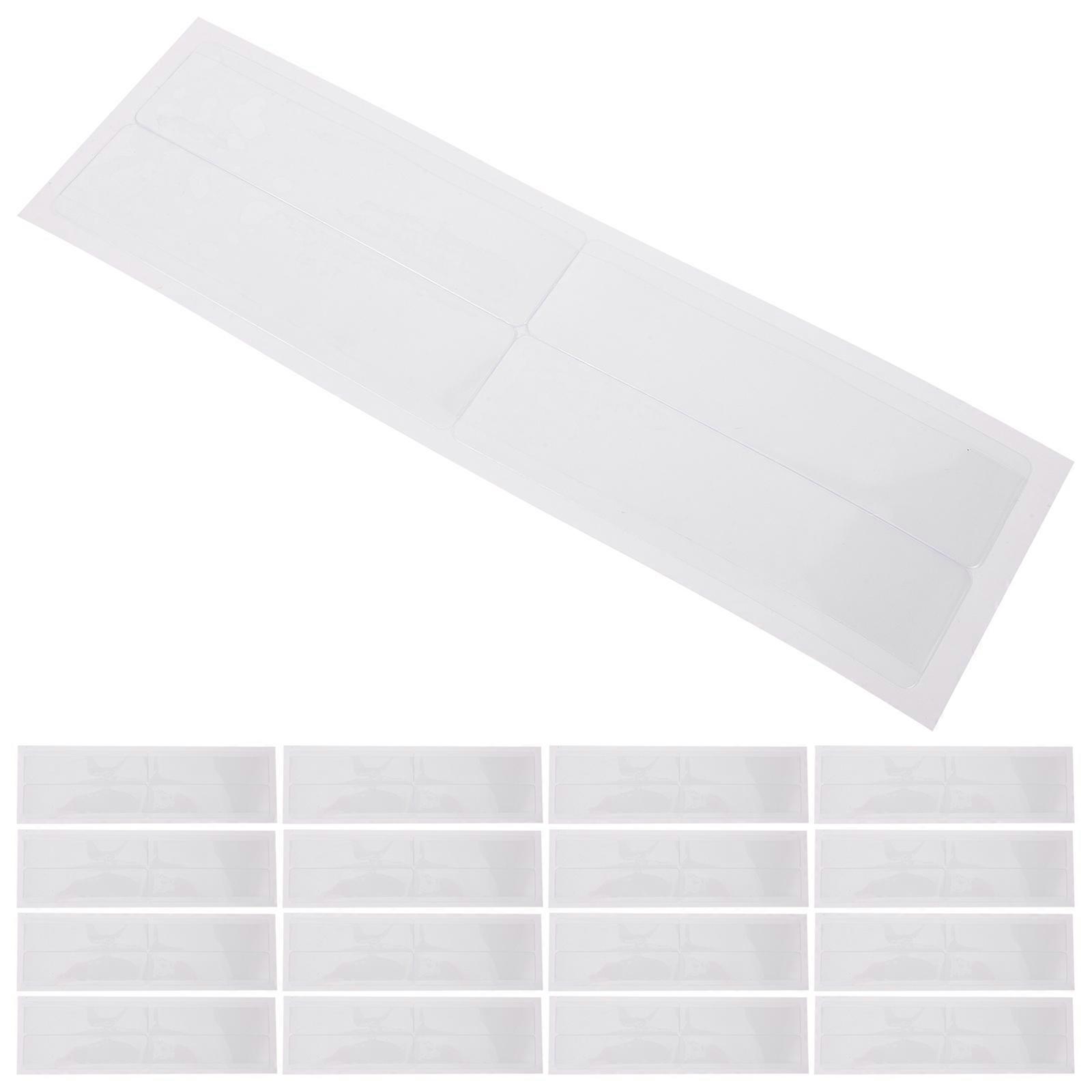 Back Adhesive Label Holders for Storage 1Set Clear Transparent Label Bags