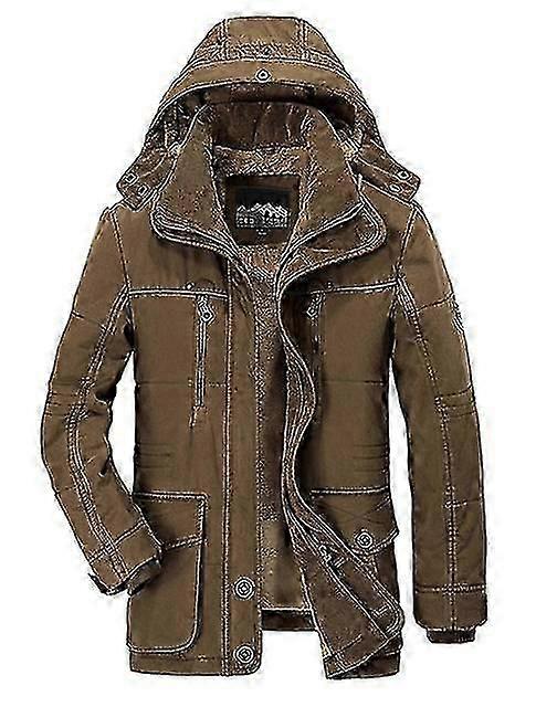 Winter Jacket Men Size - Camel-Good