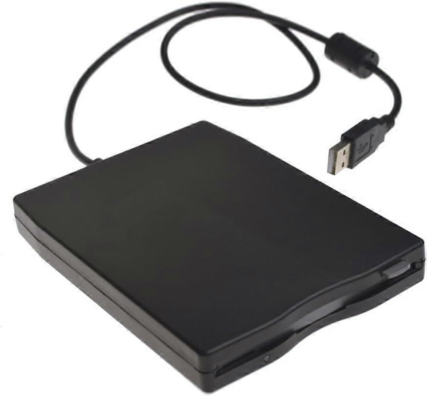 USB 2.0 External Floppy Disk Drive FDD Compatible with Windows 98SE/ME/2000/XP/WIN7/VISTA/Mac/OS8.6 (Black)