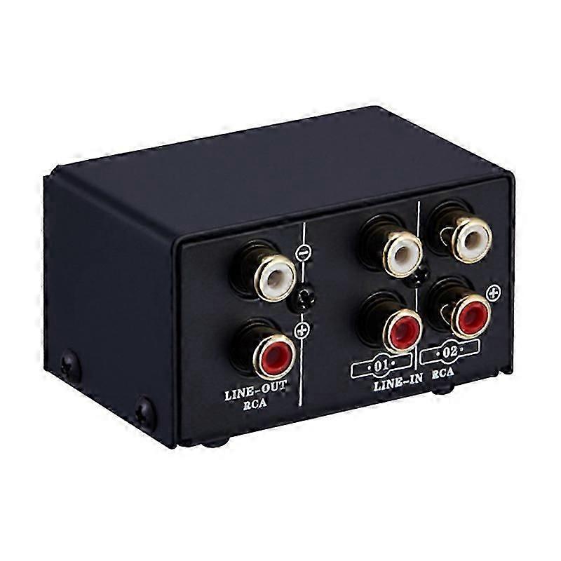 2 in 1 Out or 1 in 2 Out O Source Signal Selector, Switcher, Speaker, O Source, Switcher, Lossess, R