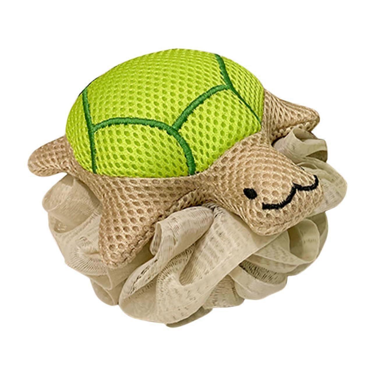 Turtle Bath Ball Soft Scrubber Ball for Body Shower - Gentle Bath Cleaning Towel, Ideal for Home Use, Comfortable Material