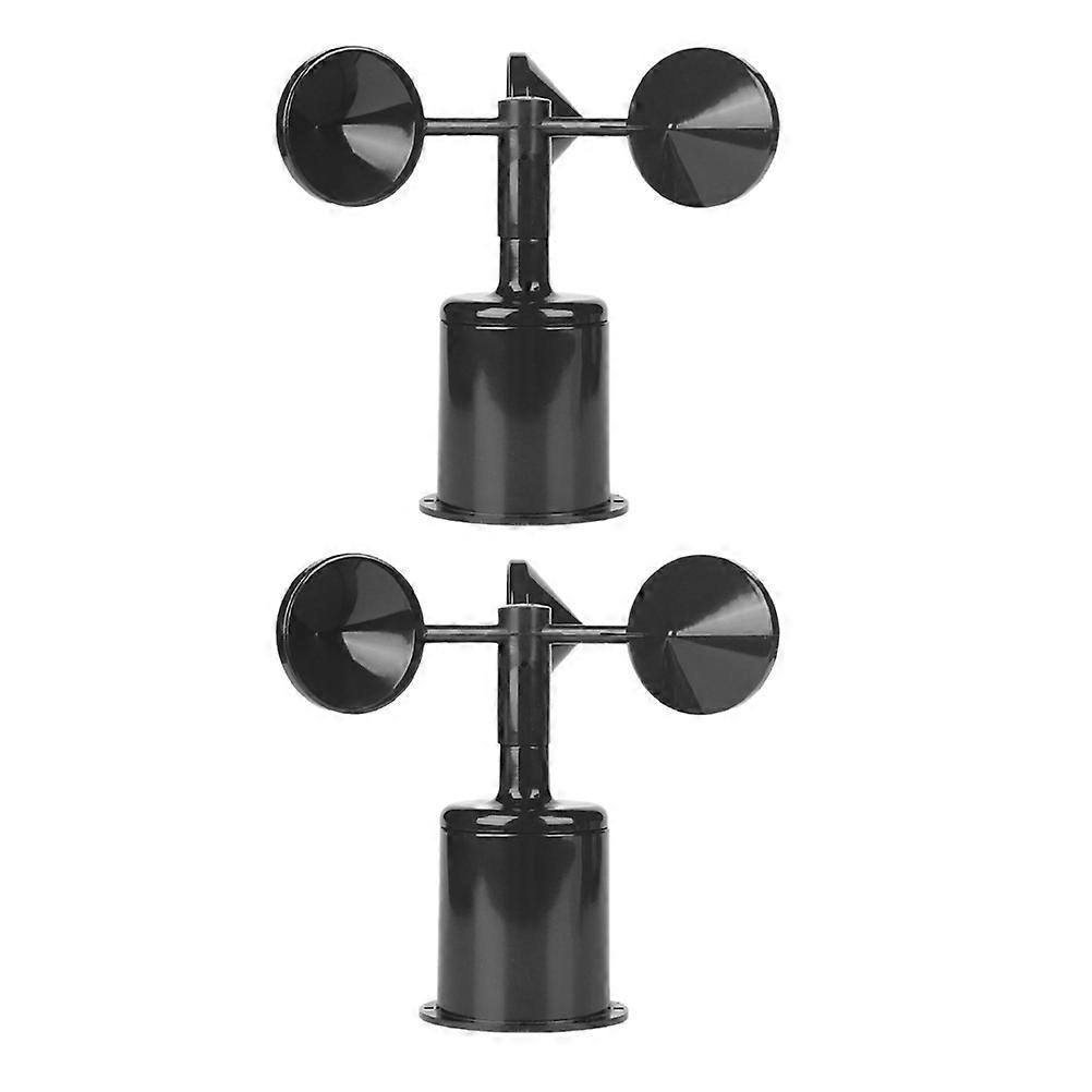 Anemometer Wind Meter Wind Direction Indicator Environmental Observation ABS Streamlined Simple Design 2Pcs