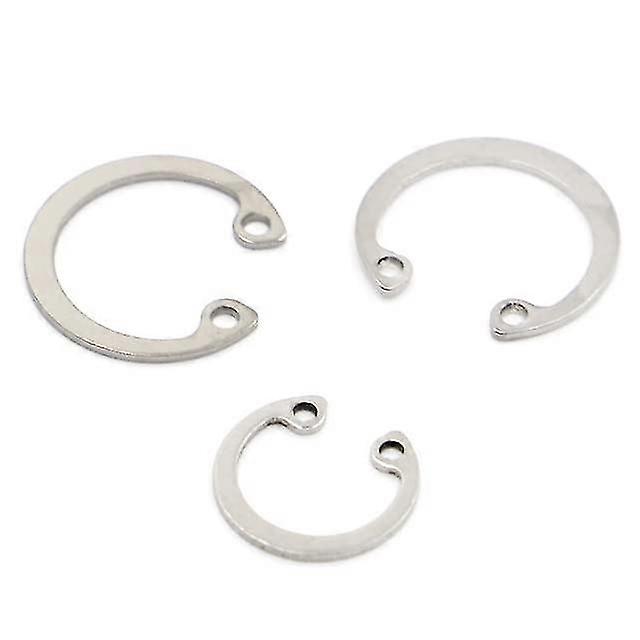 C Type Internal Circlip Retaining Rings for Holes, Suitable for M8-M30, Made from Black 65 Manganese Steel, Clip and Retaining Rings, GB893 