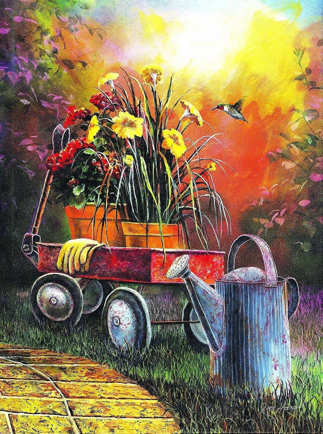 Puzzle 1000 elementów - Jim Hansel - Summer Blooms Style 121