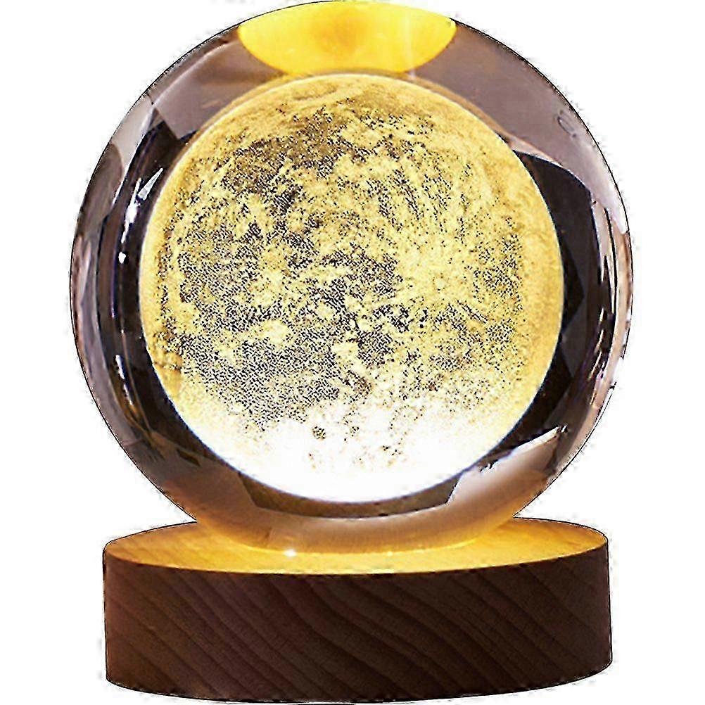 Crystal Ball Projector Atmosphere Light Decorative Lamp for Game Room Night Illumination