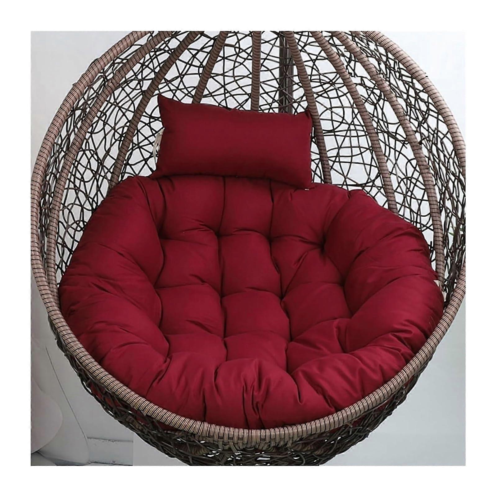 Replacement cushion for egg chairs, dark red, 120cm