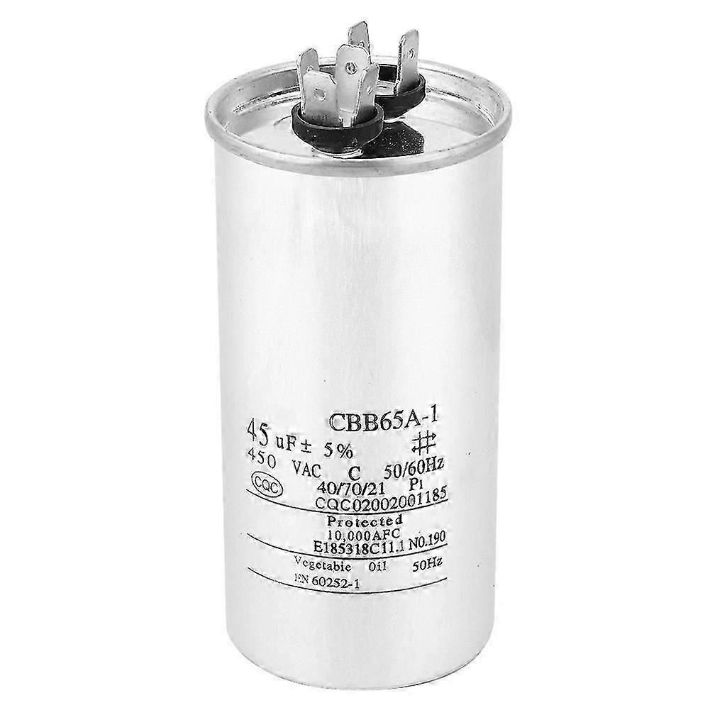 CBB65 45UF 450V Capacitor Aluminum Foil Air Conditioning Compressor Start Capacitor