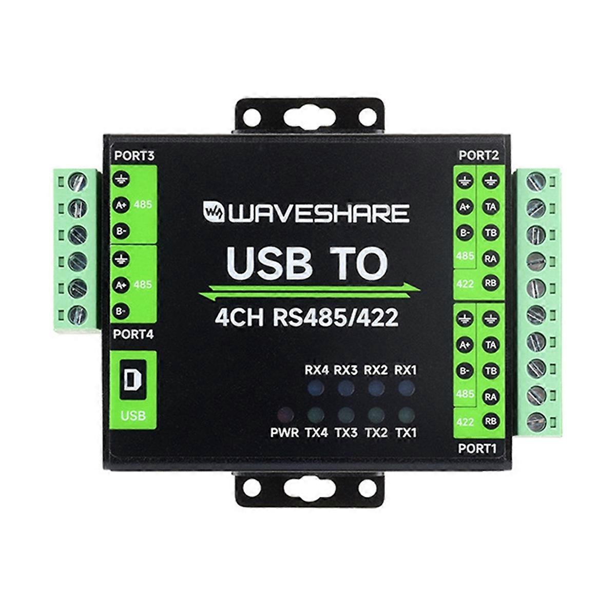 Industrial Isolation 4CH USB to RS485/422 Converter FT4232HL Chip USB to 2-Ch RS485 + 2-Ch RS485/4