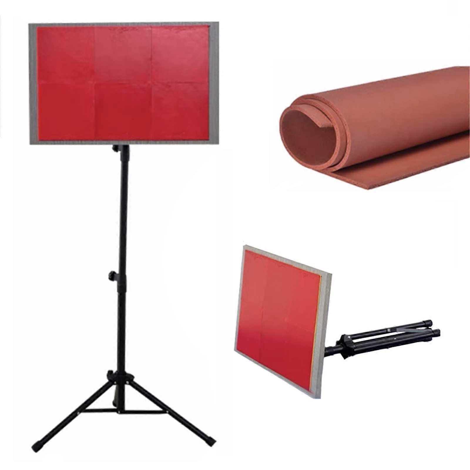 Ping pong rebound trainer, portable ping pong rebound training device, selftraining equipment for solo practice for children and adults, red