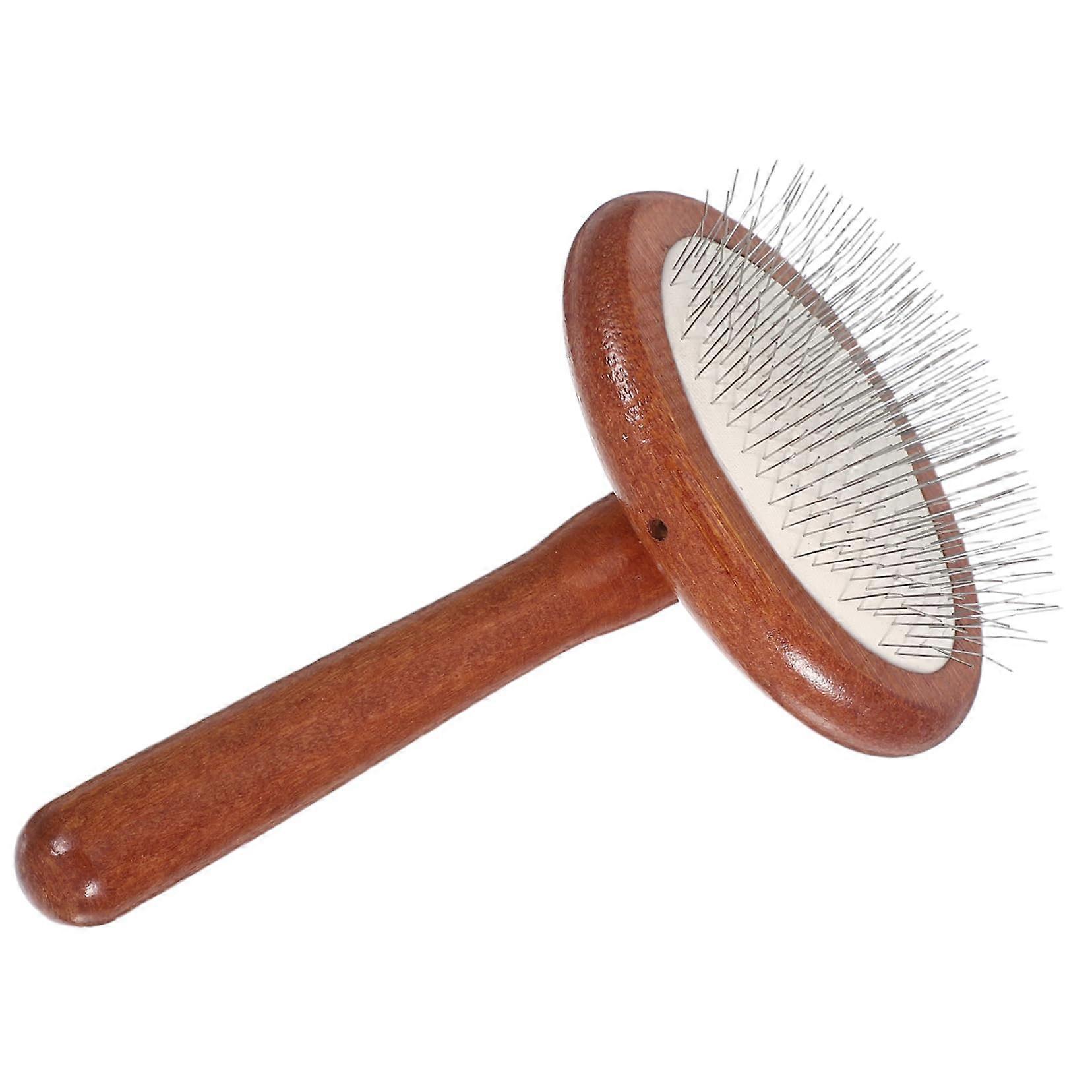 Cat Comb - Durable Beech Wood Grooming Comb for Gentle Fur Care, Ergonomic Design for Reducing Shedding