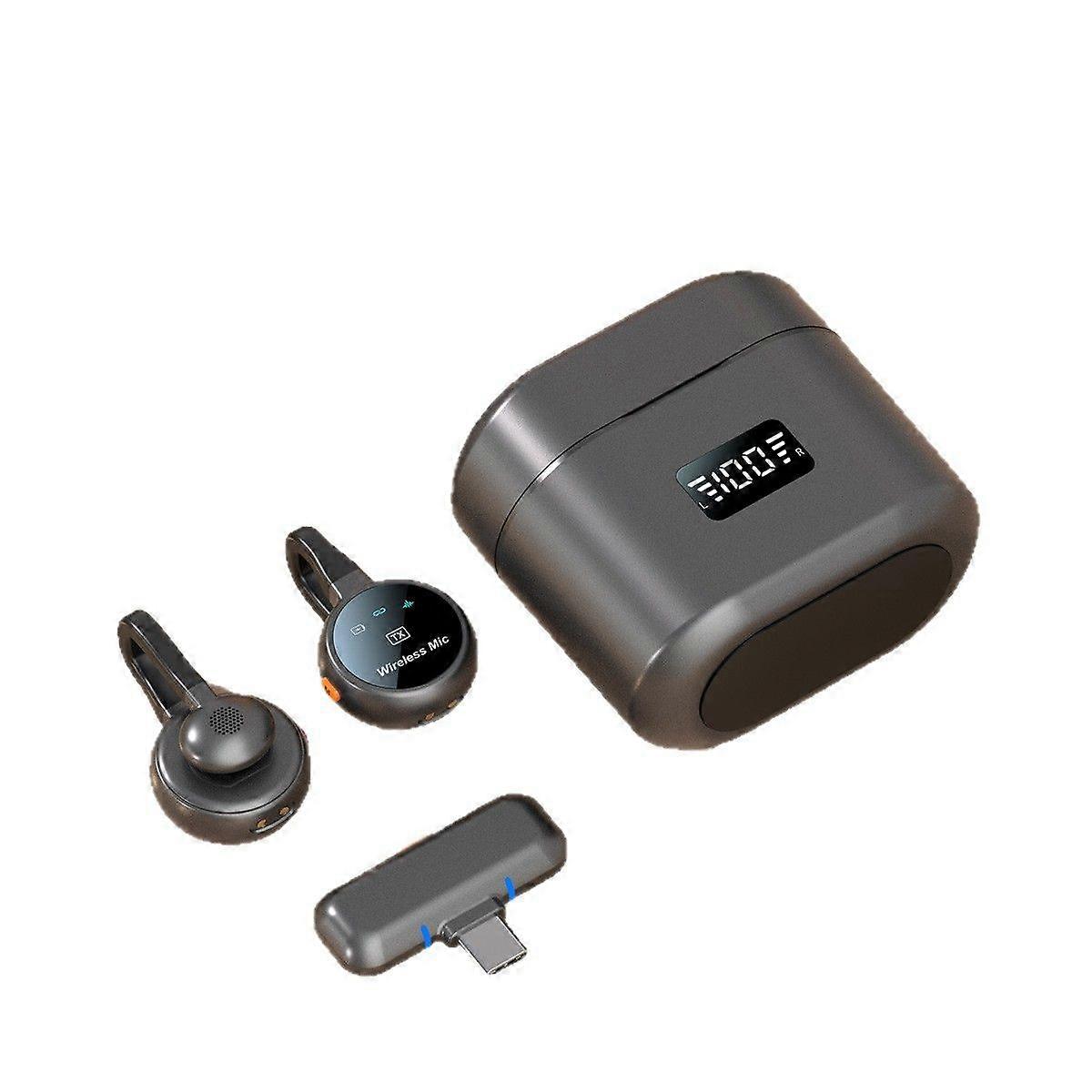 New Wireless Lavalier Mini Microphone 4-Piece Set