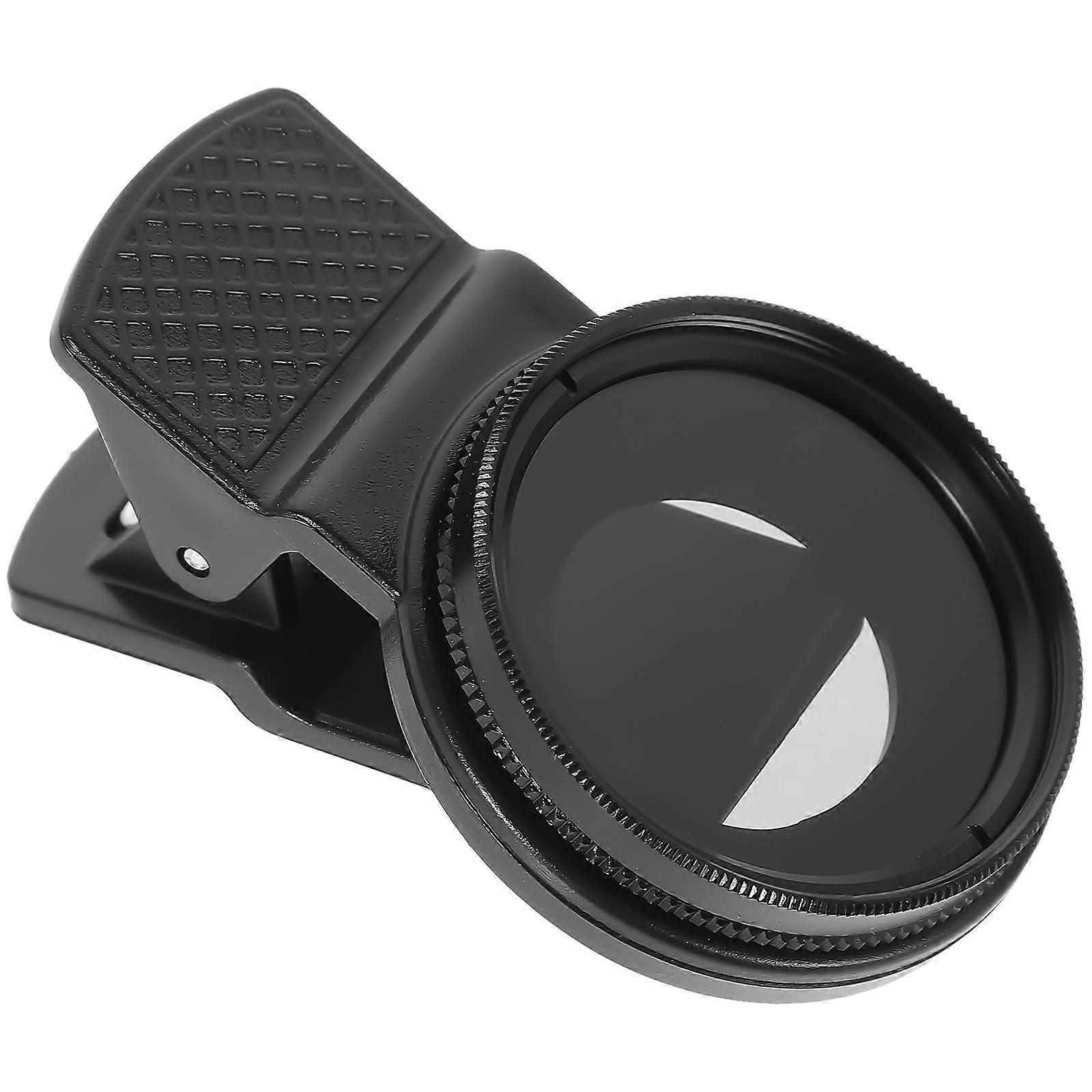 Phone Camera Filters Lens Ultrathin Clip On Cpl Phone Lens Black 37mm Circular Depth Of Field Adjustment For Photographers 1Pack