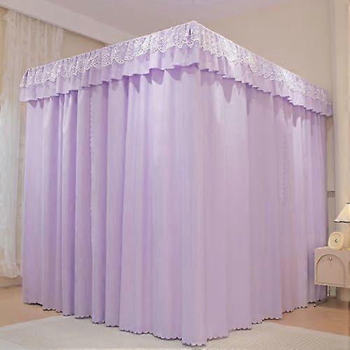 Elegant fourcorner post curtains for girls' bedroom (full size)
