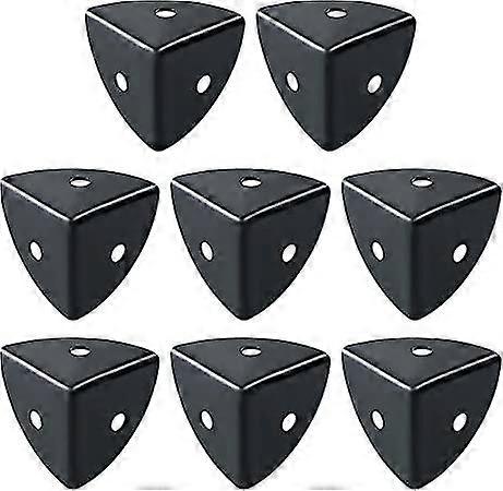 Metal Corner Guards Black Stainless Steel 8 Pack