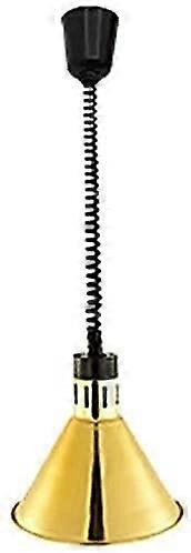 مصباح تسخين الطعام ، مصباح حراري ، جهاز تسخين الطعام ، مصباح تسخين بوفيه للحفاظ على دفء الطعام ، ضوء الشواء ، يمنع الطعام من البرودة (ذهبي)