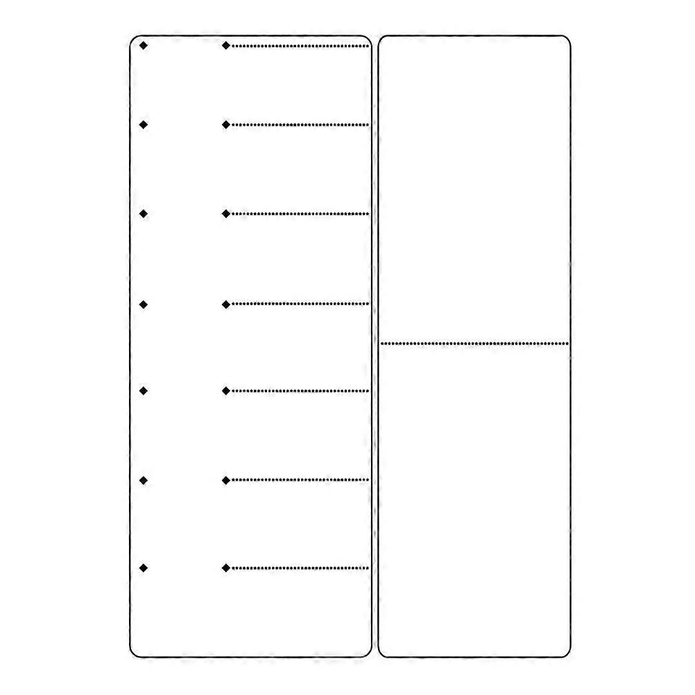 Refrigerator Magnetic Planning Board Meal Planner Magnetic Rectangular Shape Pet Material 1Set