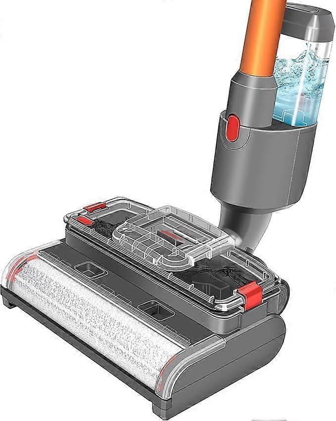 Brush Mop Attachment for Dyson V7/V8/V10/V11/V15, 2in1 Electric Floor Mop