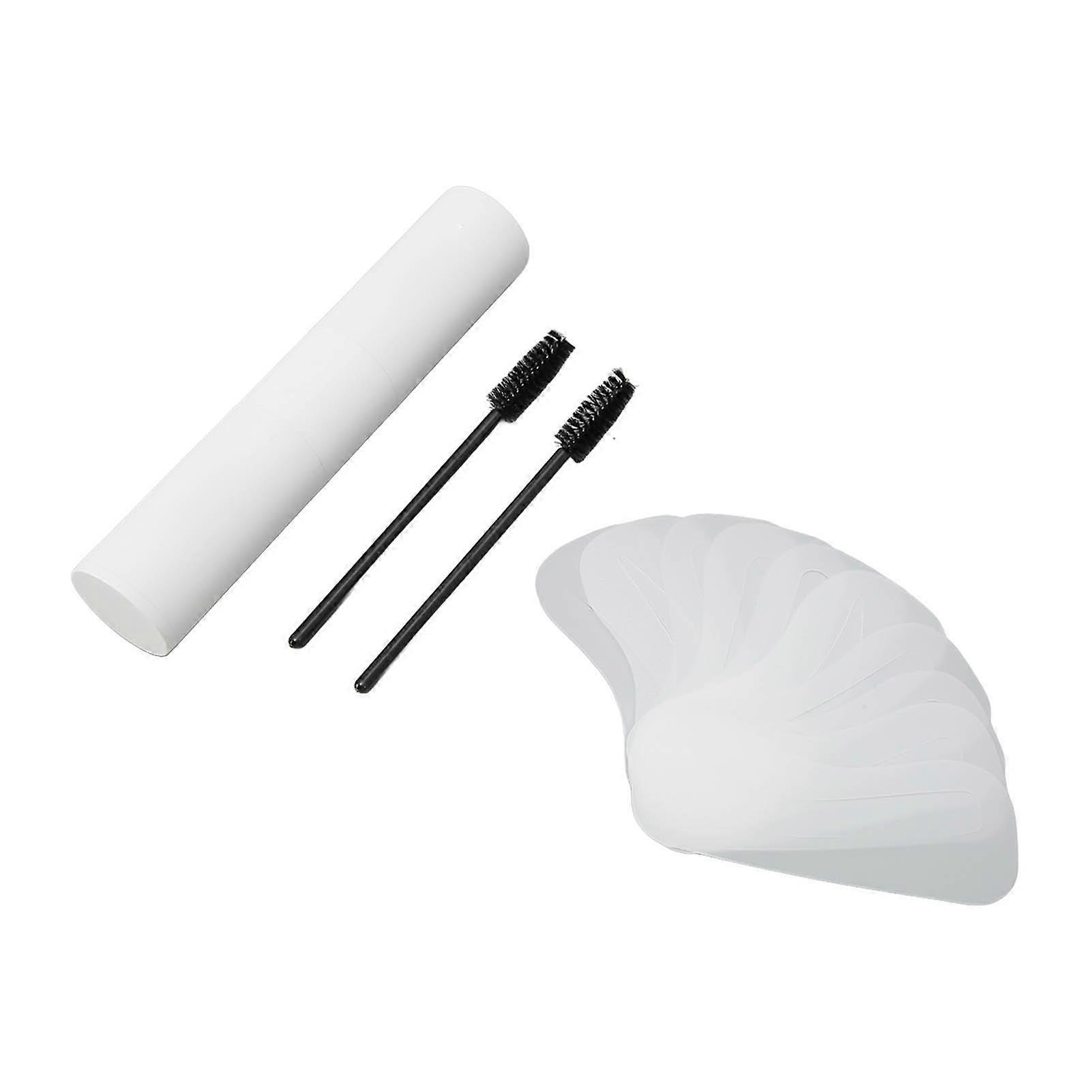 Ibcccndc Double Sided Eyebrow Stamp Shaping Kit Water Sweat Resistant with 10 Reusable Brow Stencils