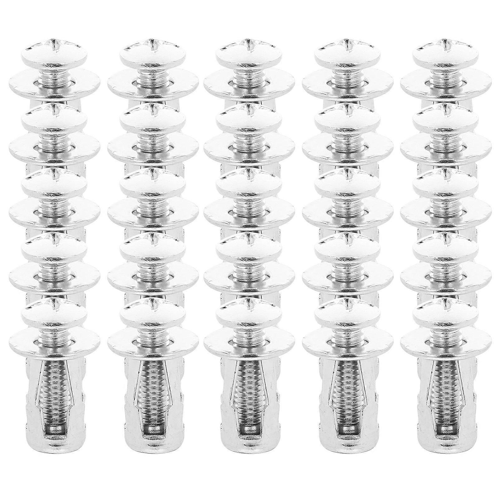 20pcs Hollow Wall Anchor Screws Heavy Duty Reusable Fixings for Doors and Cavity Installations Unique Design