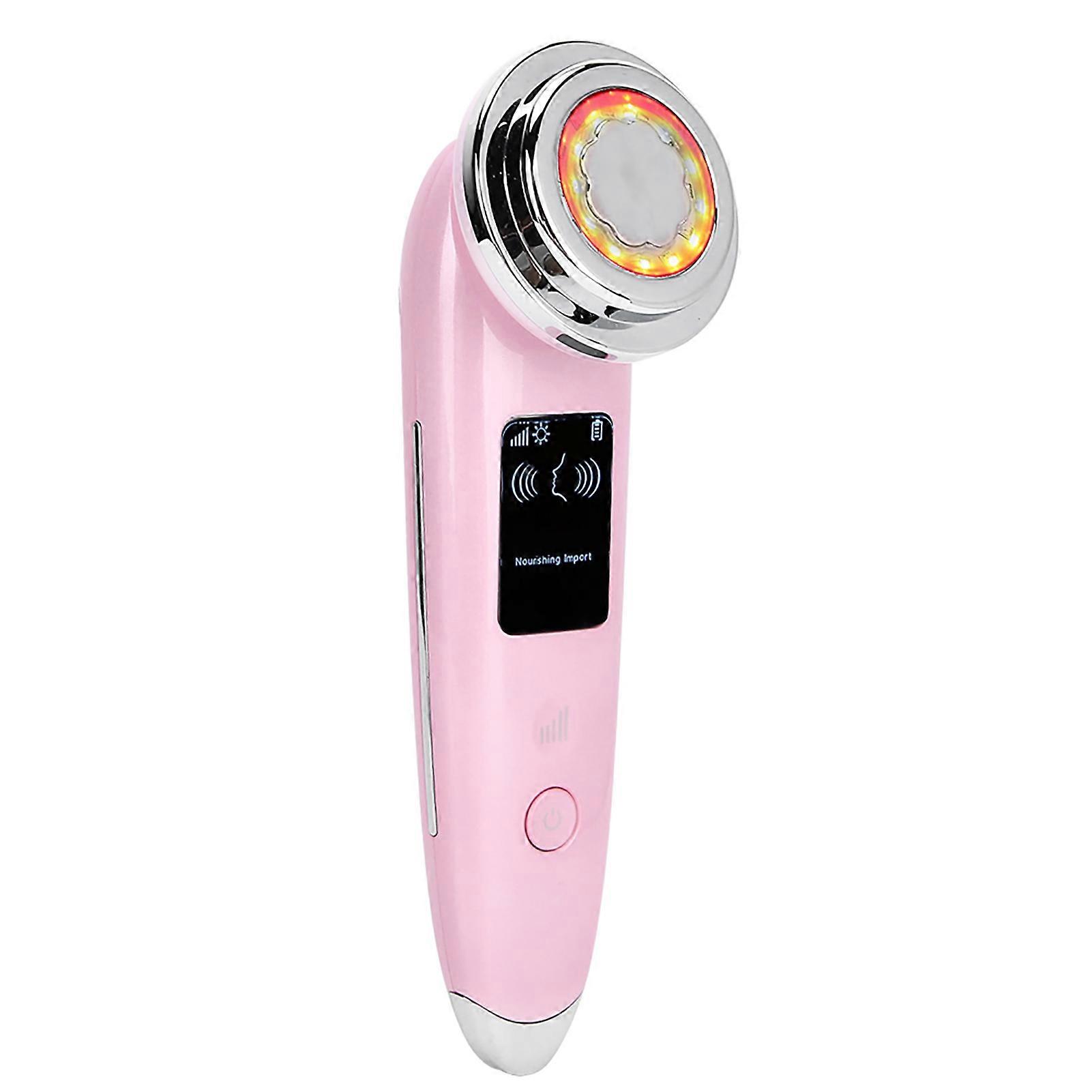 Photon Light Therapy Machine Vibration Face Lifting Tightening Face Care MachinePink