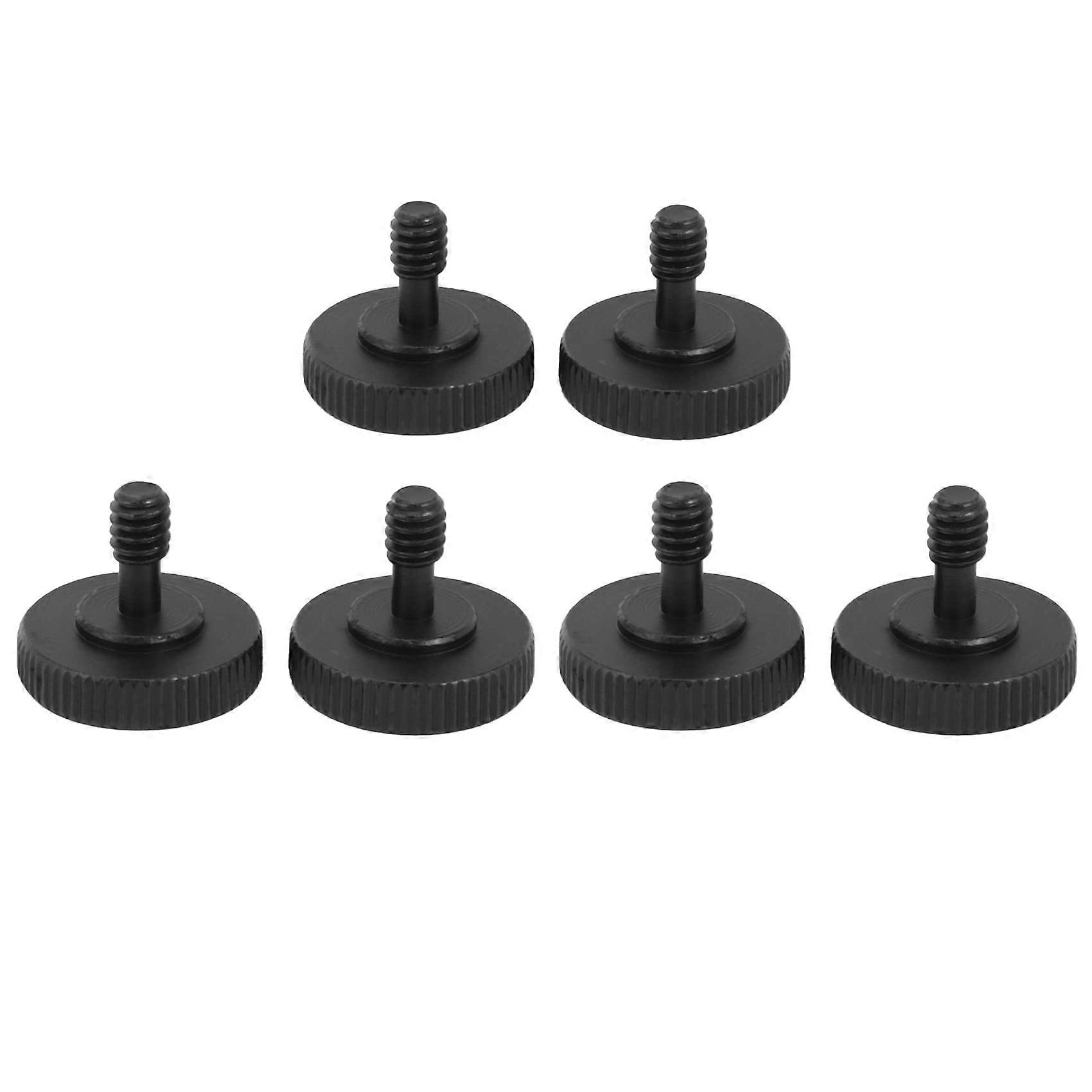 Thumb Screw Camera Quick Release L Bracket Screw Mount Adapter 1/4-20 Female Thread Pack of 6 for DSLR Tripods