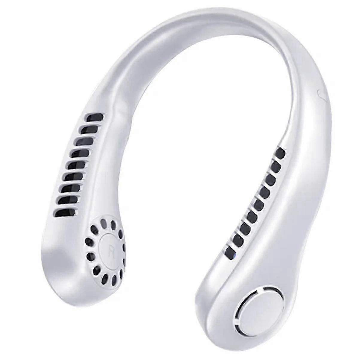 ورقة أقل رقبة معلقة مروحة صغيرة USB شحن في الهواء الطلق محمولة محمولة رياضية الرقبة معلقة مروحة أساسية الصيف ب