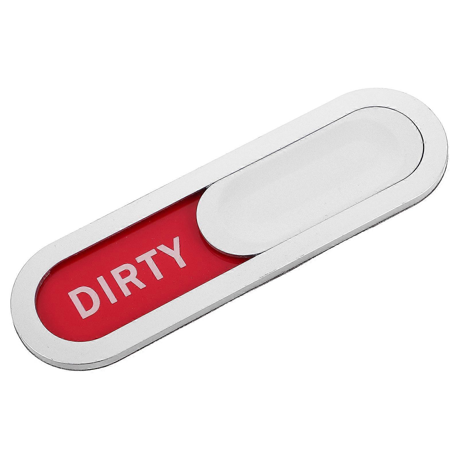 ABS Plastic Dishwasher Clean Dirty Sign With UV Coating 1Set