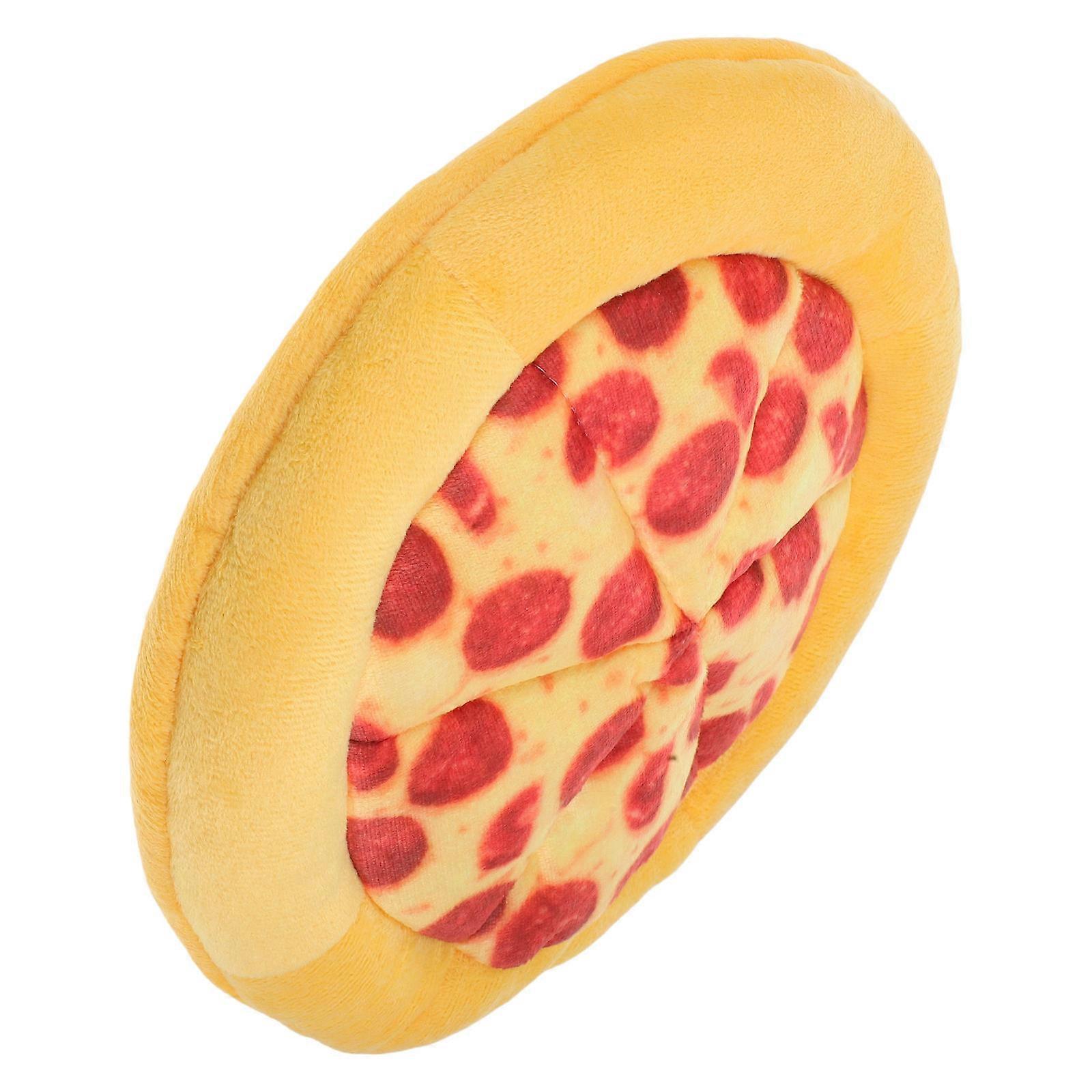Indestructible Dog Chew for Aggressive Dogs – Interactive Pizza with Fun Sounds, Durable and Safe for Medium Breeds