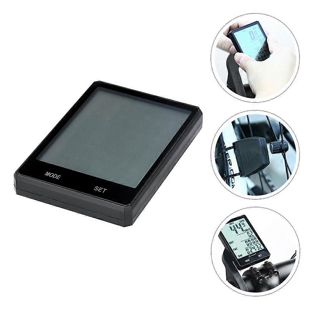 Cycling Recorder Durable Mountain Bike Cycling Code Table Waterproof For Climbing Black 1Set Track Real Time and Distance